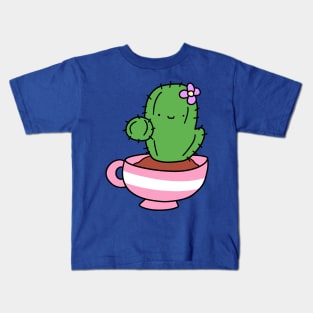 Teacup Cactus Kids T-Shirt